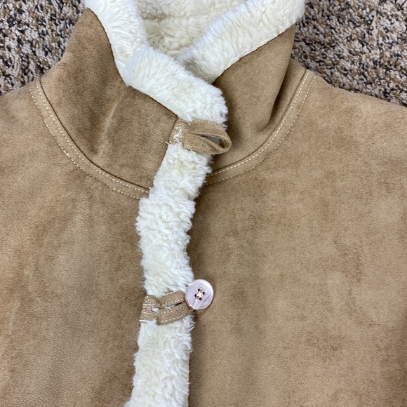 Coldwater Creek Vintage Y2k Boho Embroidered Ribbon Vegan Jacket - Picture 5 of 12